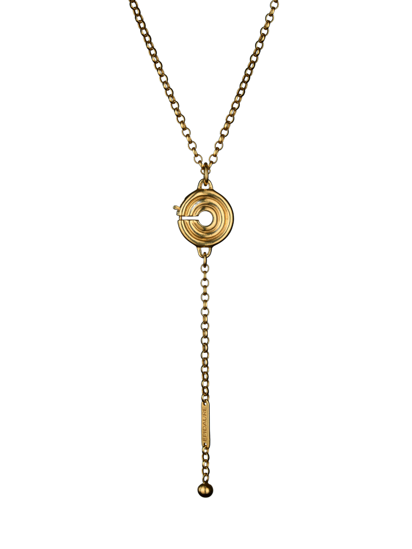 Collier Panacée en or plaqué argent sans bague